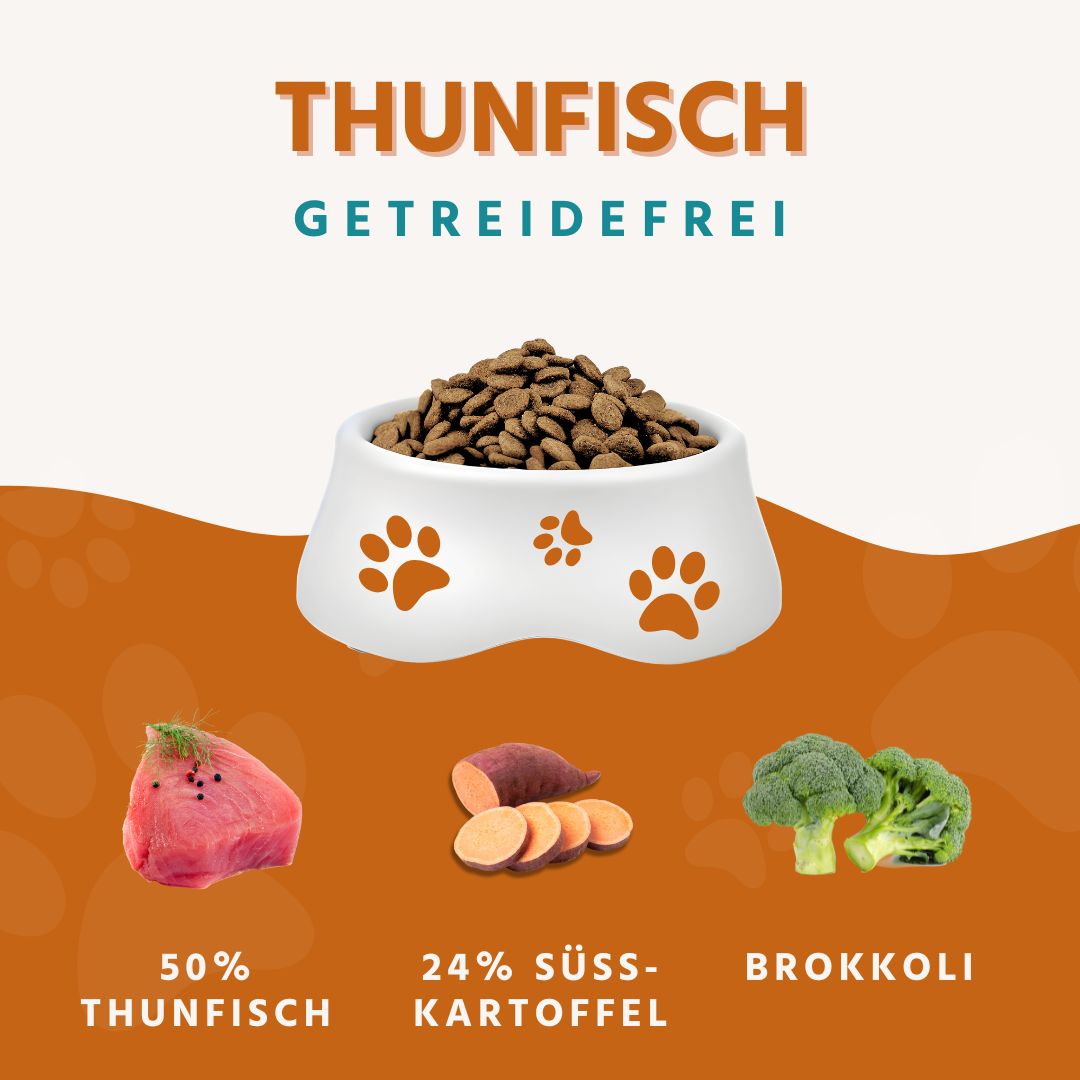 Adult Trockenfutter Sparpack 2 x 2 kg mit Thunfisch - getreidefrei-Hundefutter-Wildfang-