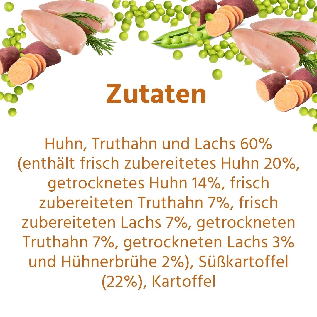 Junior Trockenfutter mit Huhn für Welpen - getreidefrei-Hundefutter-Wildfang-