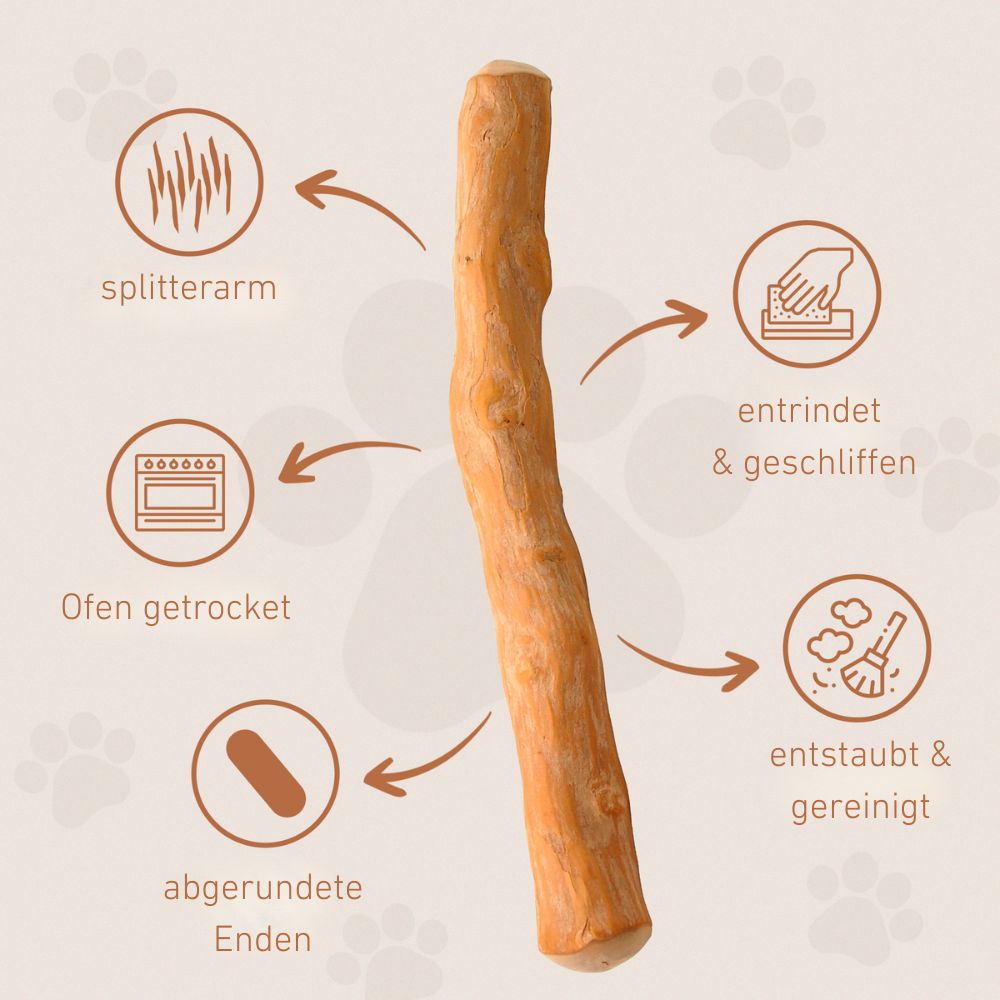 Kaffeeholz Kaustab-Hundespielzeug-Wildfang-