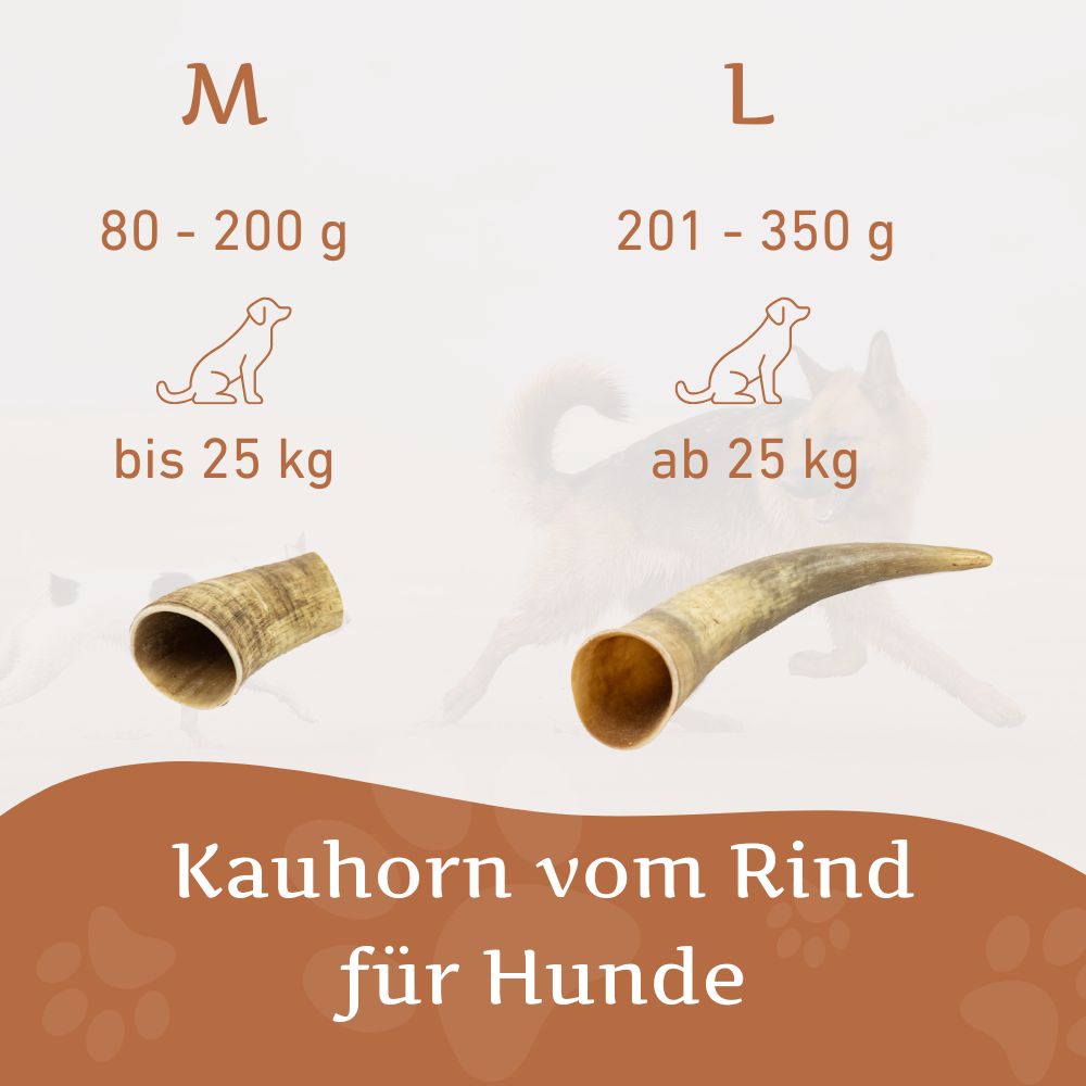 Rinderkauhorn - 3er Set-Hundespielzeug-Wildfang-