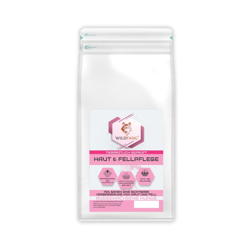 VetLine Trockenfutter mit Peptiden für Hunde - Haut und Fell - 2 x 1,5 kg-Hundefutter-Wildfang Petcare GmbH-