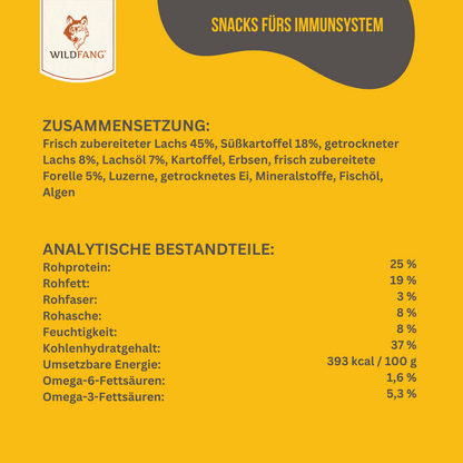 Snacks für Haut und Fell - getreidefrei - 3er Set-Hundefutter-Wildfang-