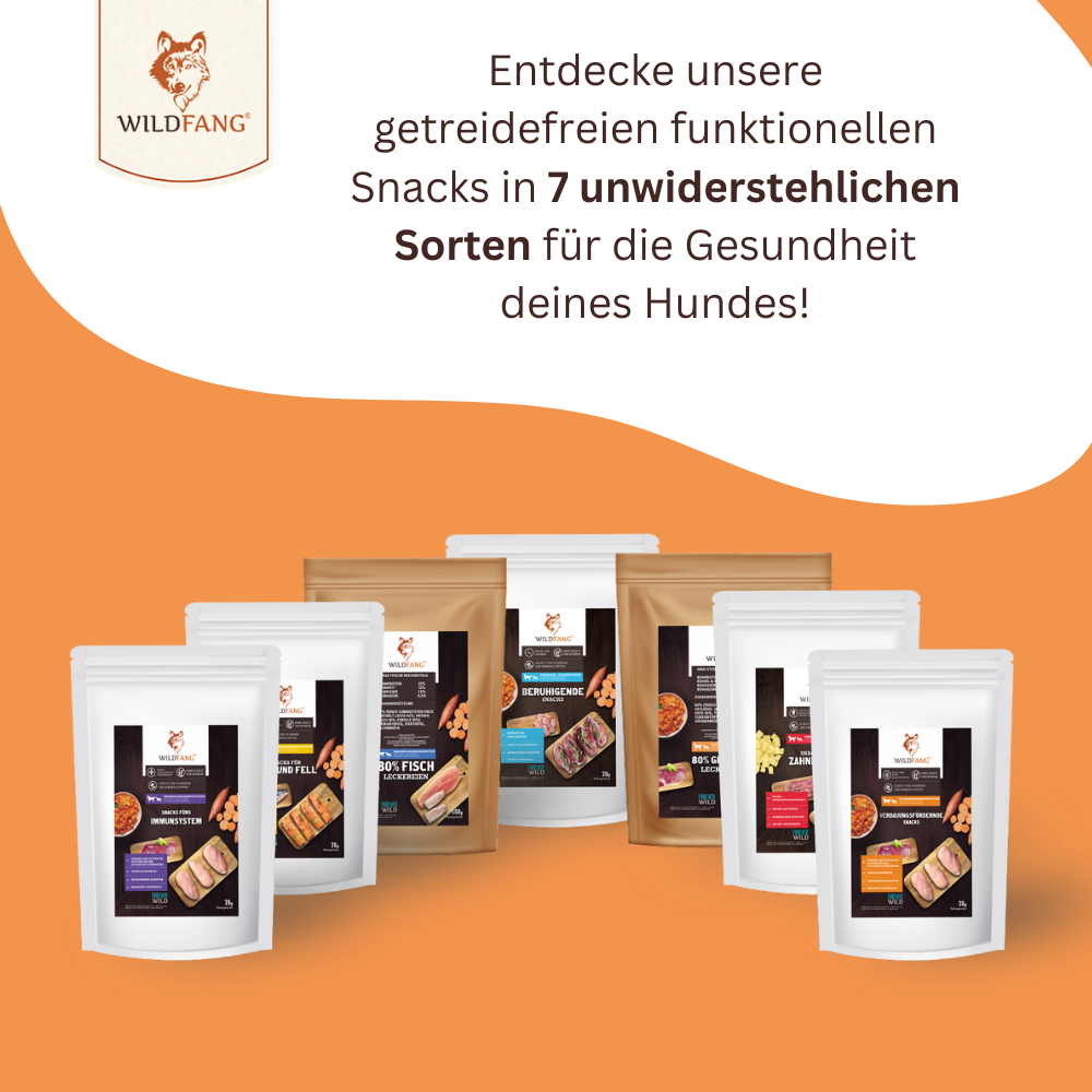 Snacks mit 80% Geflügel - getreidefrei - 3er Set-Hundefutter-Wildfang-