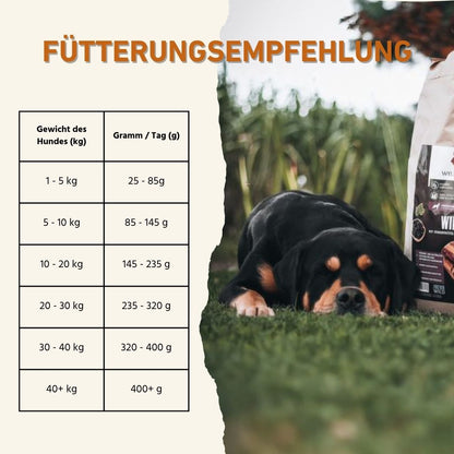 Adult Futterpaket Rind - getreidefrei-Hundefutter-Wildfang-