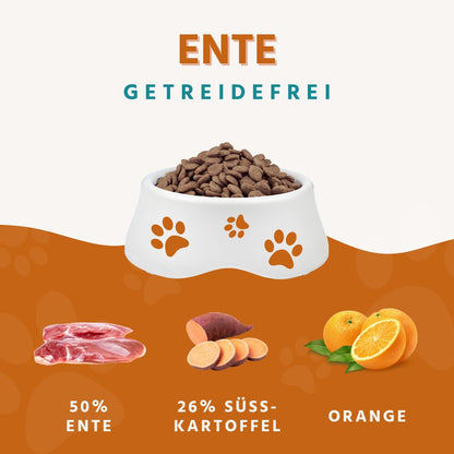 Adult Trockenfutter Sparpack 2 x 2 kg mit Ente - getreidefrei-Hundefutter-Wildfang-
