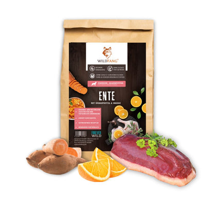 Adult Trockenfutter Sparpack 2 x 2 kg mit Ente - getreidefrei-Hundefutter-Wildfang-
