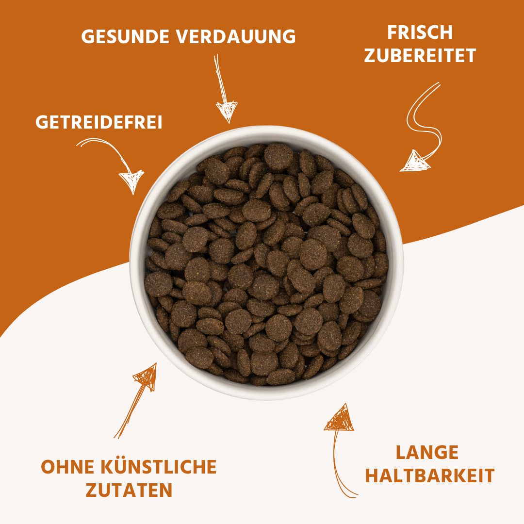 Adult Trockenfutter Sparpack 2 x 2 kg mit Lamm - getreidefrei-Hundefutter-Wildfang-
