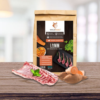 Adult Trockenfutter Sparpack 2 x 2 kg mit Lamm - getreidefrei-Hundefutter-Wildfang-