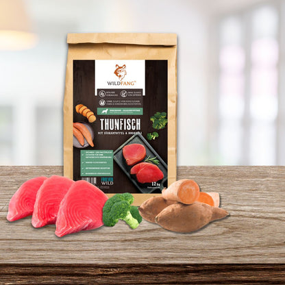 Adult Trockenfutter Sparpack 2 x 2 kg mit Thunfisch - getreidefrei-Hundefutter-Wildfang-