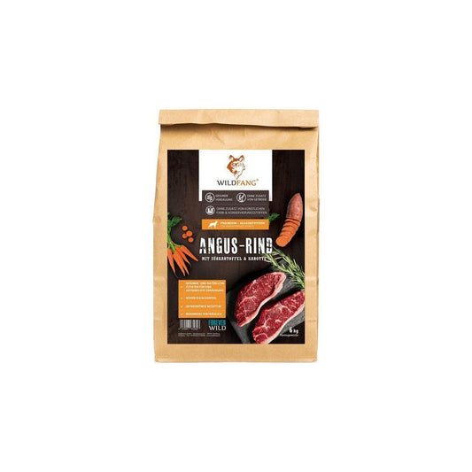 Adult Trockenfutter mit Angus Rind - getreidefrei-Hundefutter-Wildfang-