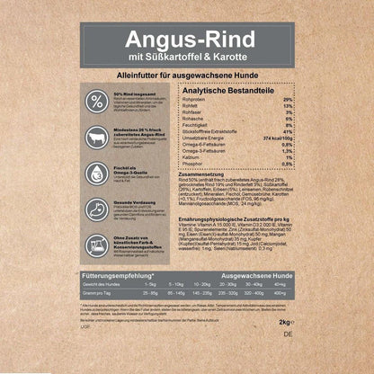Adult Futterpaket Rind - getreidefrei-Hundefutter-Wildfang-