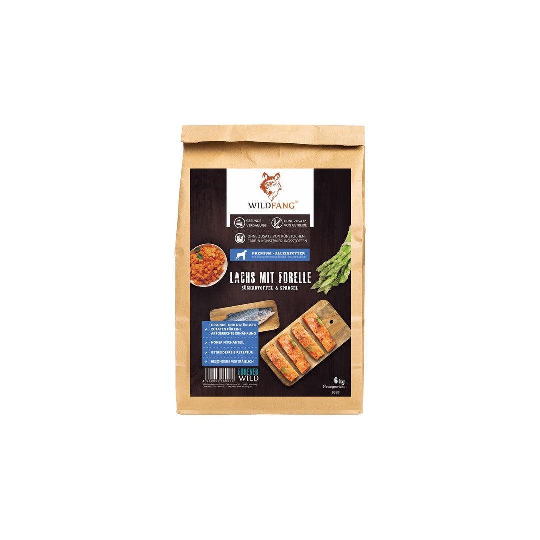 Maxi Adult Trockenfutter mit Lachs und Forelle - ideal für große Hunderassen - getreidefrei-Hundefutter-Wildfang-