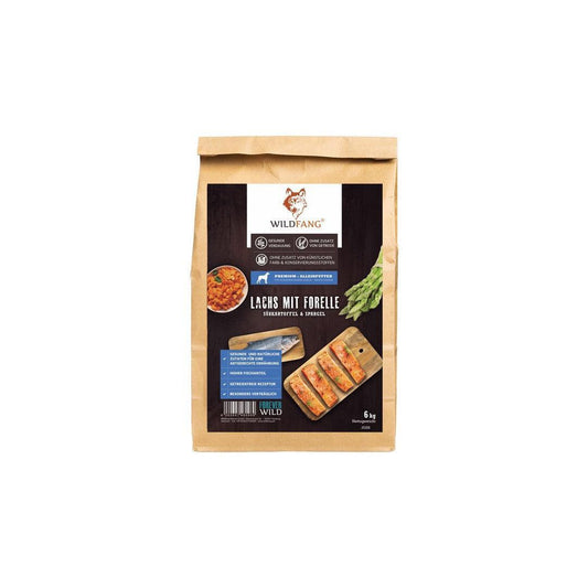 Maxi Adult Trockenfutter mit Lachs und Forelle - ideal für große Hunderassen - getreidefrei-Hundefutter-Wildfang-