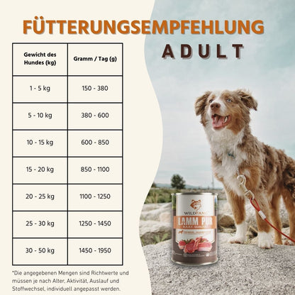 Nassfutter Mix 6 x 400g - BARF Qualität-Hundefutter-Wildfang-