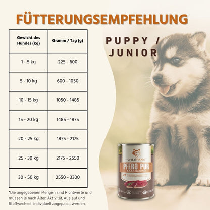 Nassfutter Mix 6 x 400g - BARF Qualität-Hundefutter-Wildfang-