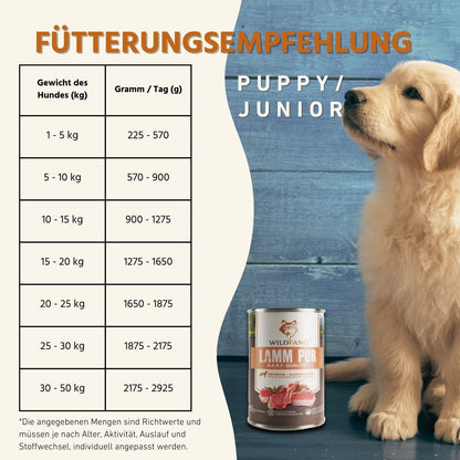 Nassfutter Mix 6 x 400g - BARF Qualität-Hundefutter-Wildfang-