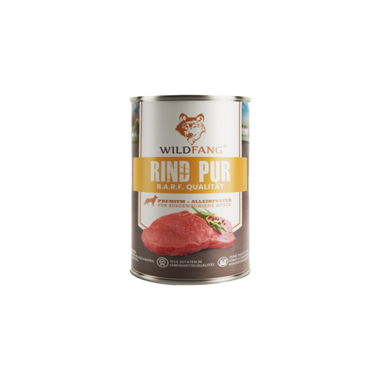 Wet food pure beef - BARF quality