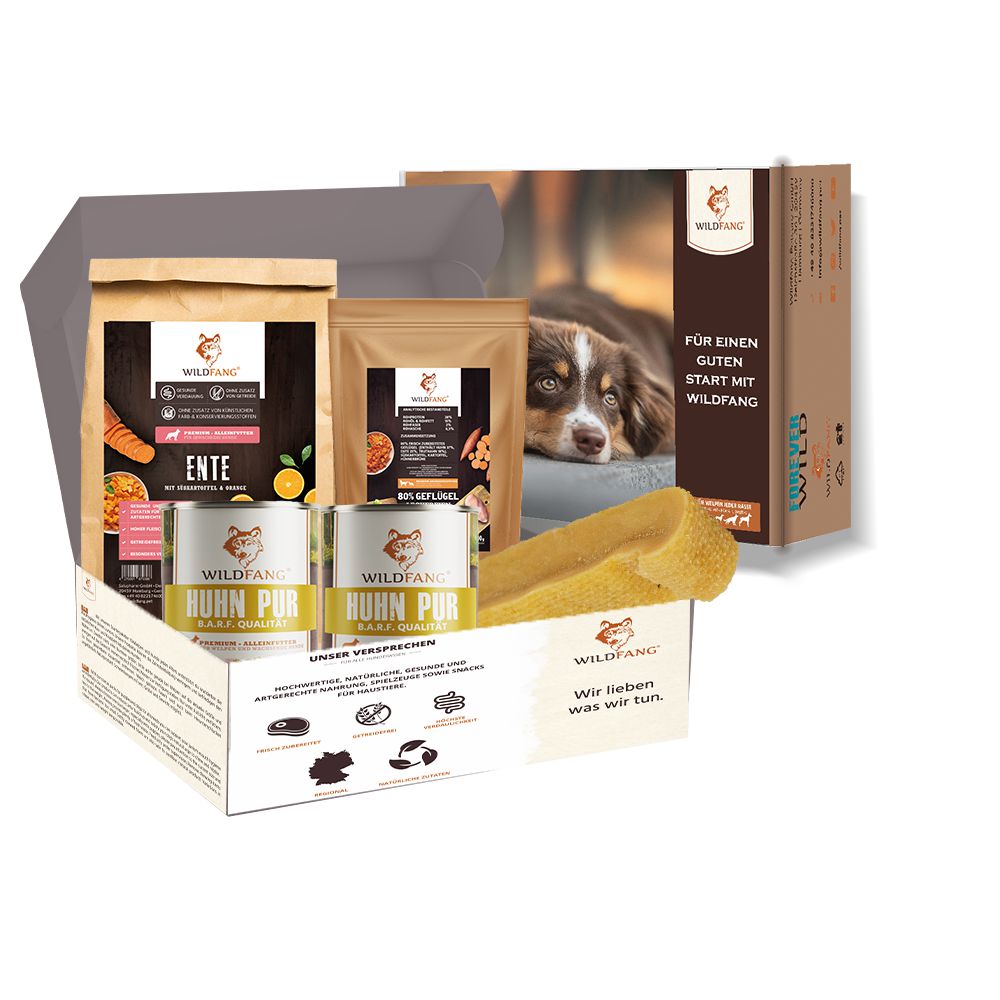 Paket "Gockelliebe"-Hundefutter-Wildfang-