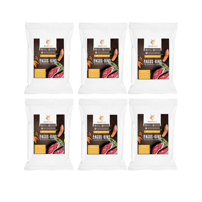 Adult Probierpaket Trockenfutter - getreidefrei-Hundefutter-Wildfang-6 x Angus Rind-