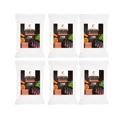 Adult Probierpaket Trockenfutter - getreidefrei-Hundefutter-Wildfang-6 x Lamm-