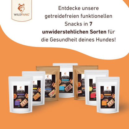 Snacks mit 80% Geflügel - getreidefrei - 3er Set-Hundefutter-Wildfang-