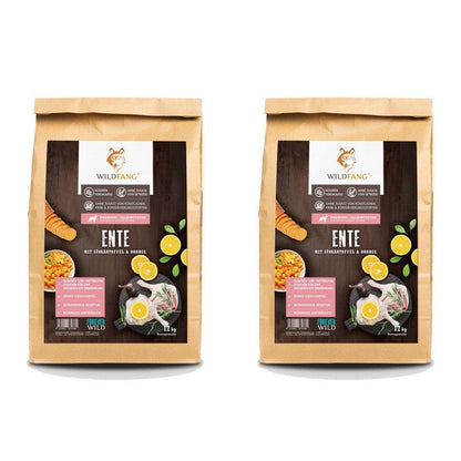 Adult Trockenfutter Sparpack 2 x 2 kg mit Ente - getreidefrei-Hundefutter-Wildfang-