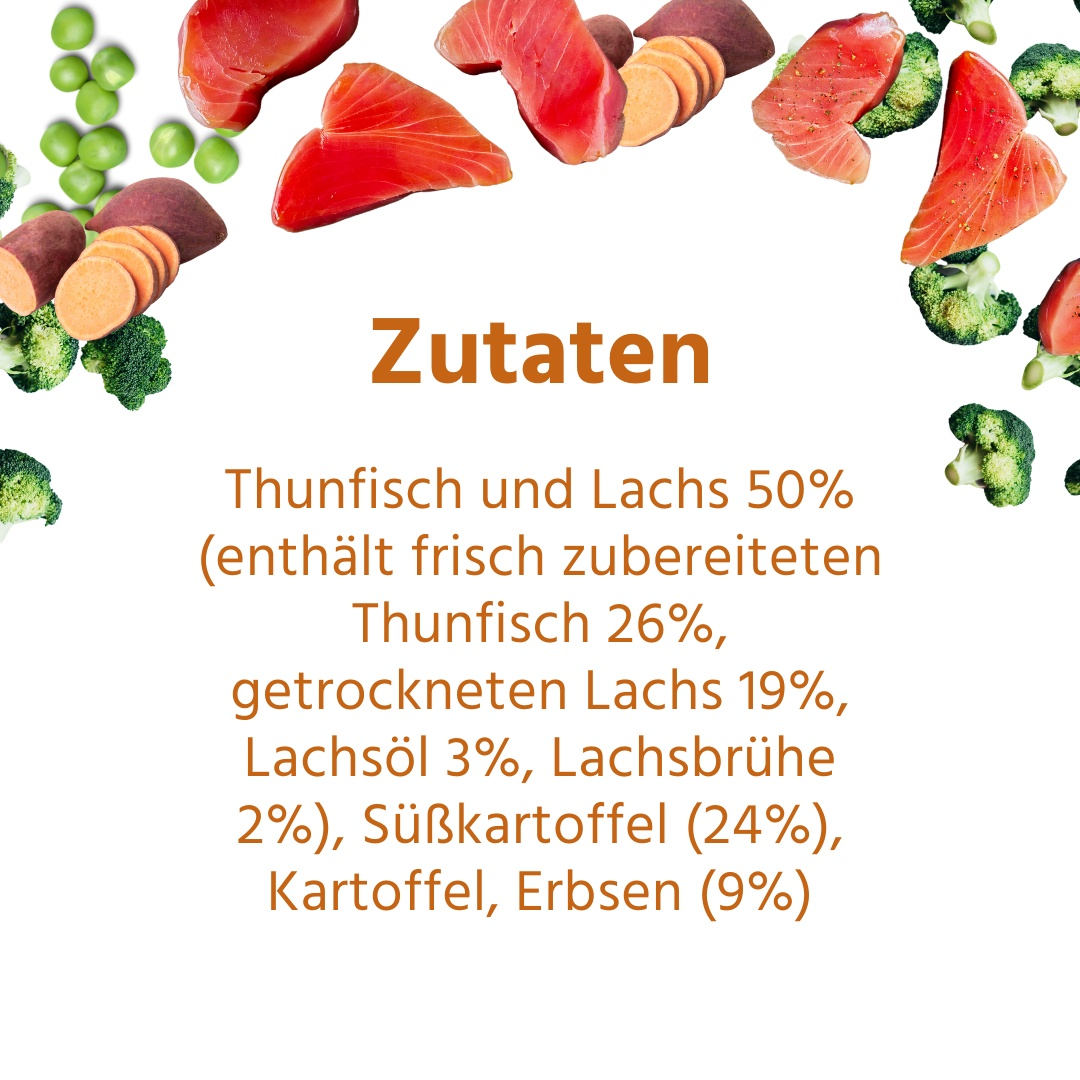 Trockenfutter Sparpack 2 x 2 kg mit Thunfisch - getreidefrei-Hundefutter-Wildfang-