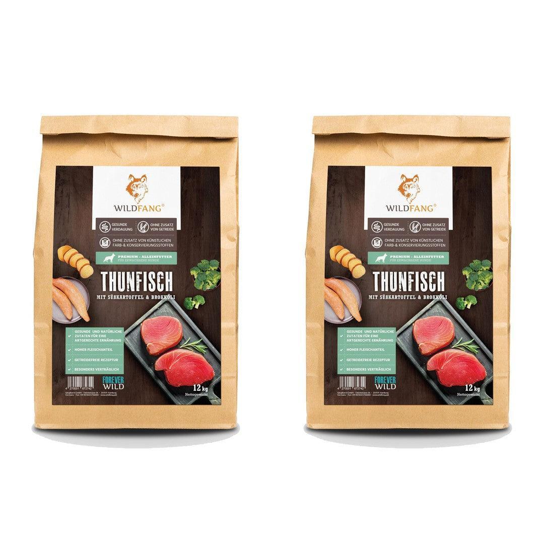 Adult Trockenfutter Sparpack 2 x 2 kg mit Thunfisch - getreidefrei-Hundefutter-Wildfang-