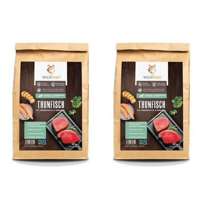 Adult Trockenfutter Sparpack 2 x 2 kg mit Thunfisch - getreidefrei-Hundefutter-Wildfang-