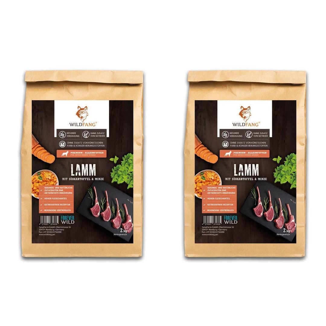 Adult Trockenfutter Sparpack 2 x 2 kg mit Lamm - getreidefrei-Hundefutter-Wildfang-