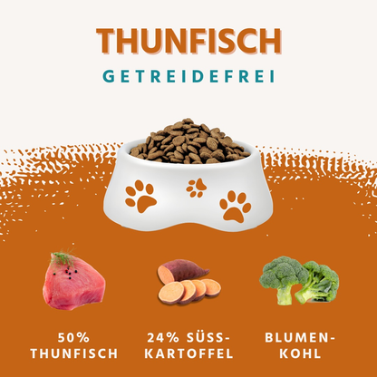 Adult Trockenfutter mit Thunfisch - getreidefrei-Hundefutter-Wildfang-