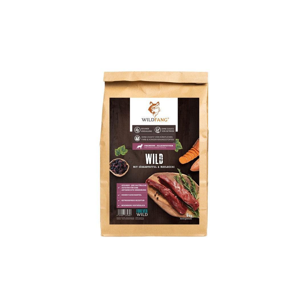 Adult Trockenfutter mit Wild - getreidefrei-Hundespielzeug-Wildfang-