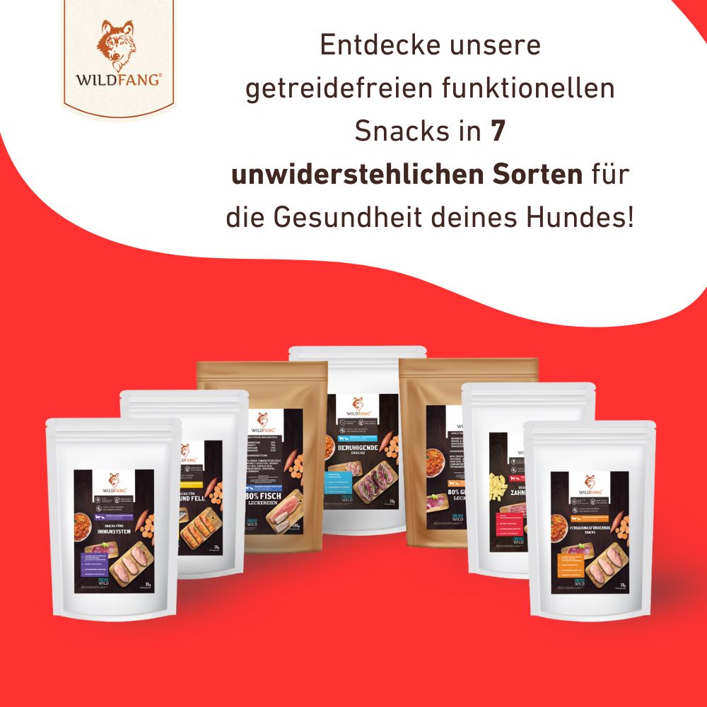 Zahnpflege Snacks - getreidefrei-Hundefutter-Wildfang-
