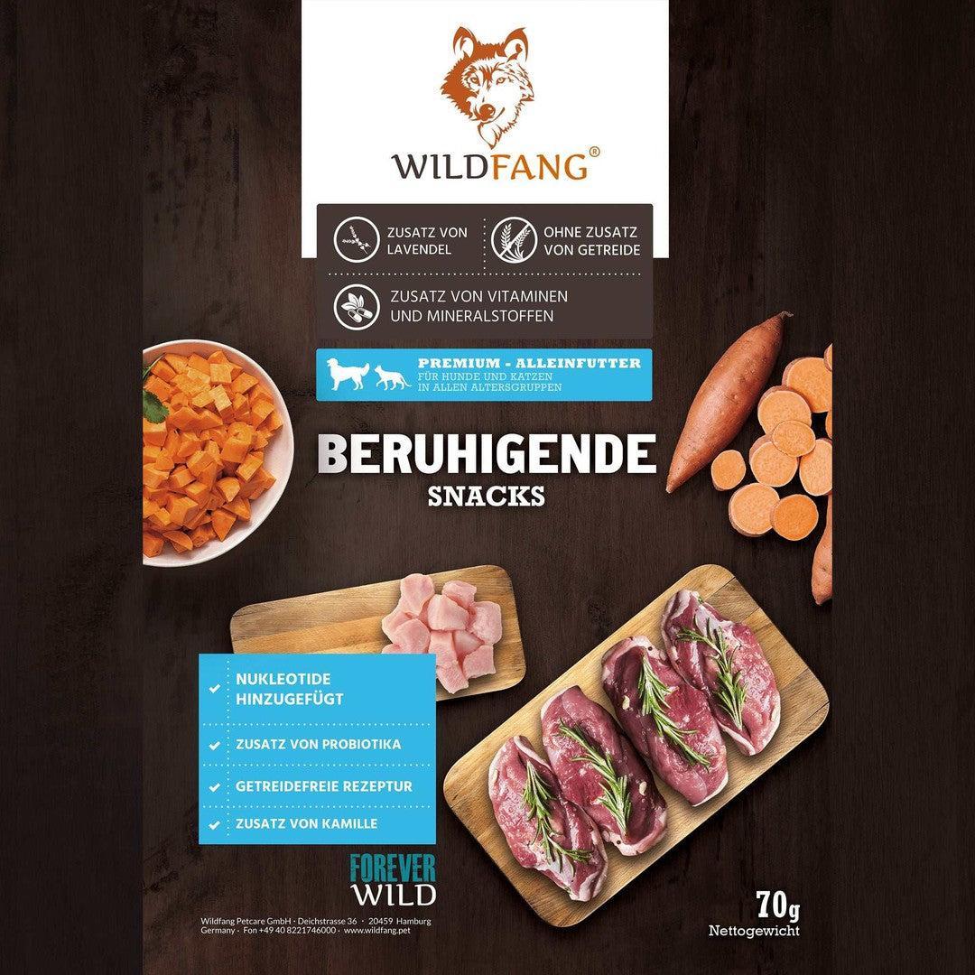 Beruhigende Snacks für Hunde mit Ente & Huhn - getreidefrei - 3er Set-Hundefutter-Wildfang-