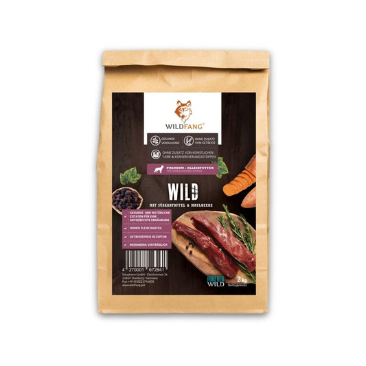Adult Trockenfutter mit Wild - getreidefrei-Hundespielzeug-Wildfang-