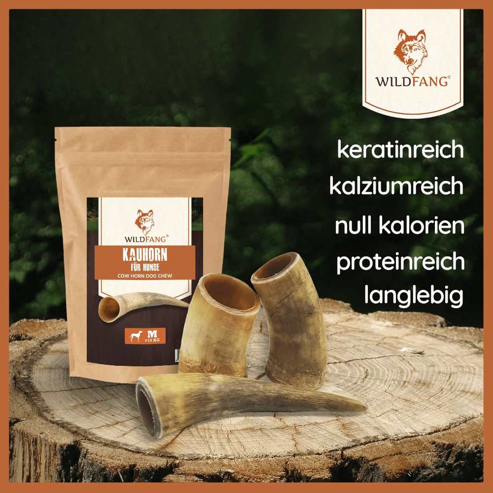 Kauhorn vom Rind-Hundespielzeug-Wildfang-