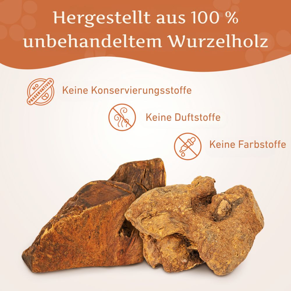 Kauwurzel aus Baumheide-Hundespielzeug-Wildfang-