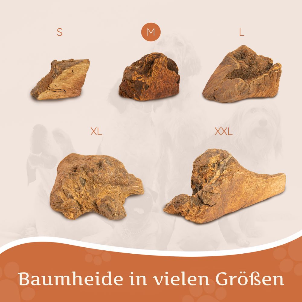 Kauwurzel aus Baumheide-Hundespielzeug-Wildfang-