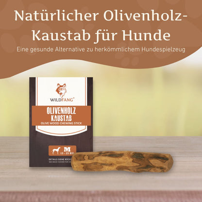 Olivenholz Kaustab-Hundespielzeug-Wildfang-