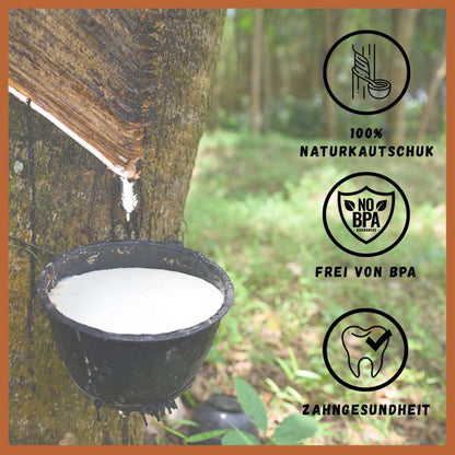 Kauspielzeug Quietschknochen "Kristoff" - 100% Naturkautschuk-Hundespielzeug-Wildfang-
