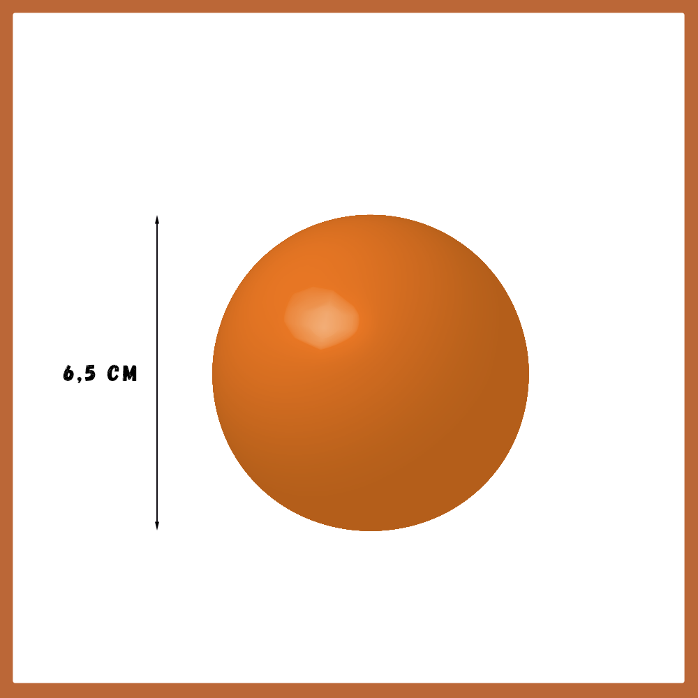 Kauspielzeug Flummiball "Fabius" - 100% Naturkautschuk-Hundespielzeug-Wildfang-