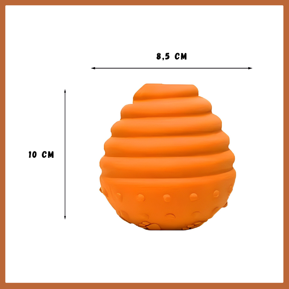 Kauspielzeug Kürbislabyrinth "Lilo" - 100% Naturkautschuk-Hundespielzeug-Wildfang-