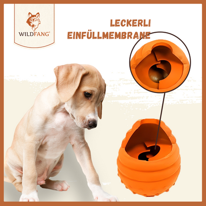 Kauspielzeug Kürbislabyrinth "Lilo" - 100% Naturkautschuk-Hundespielzeug-Wildfang-