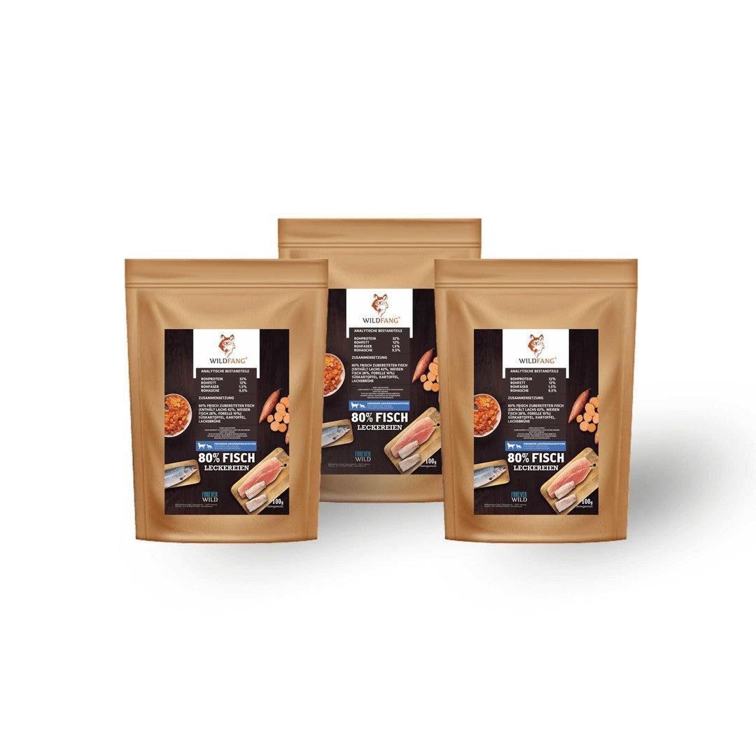 Snacks mit 80% Fisch - getreidefrei-Hundefutter-Wildfang-