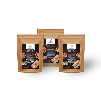 Snacks mit 80% Fisch - getreidefrei-Hundefutter-Wildfang-