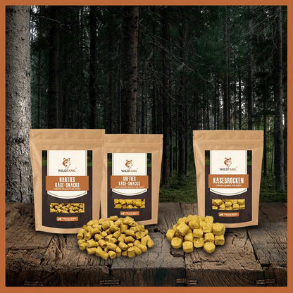 Brocken - Käse Snack für Hunde - getreidefrei-Hundefutter-Wildfang-