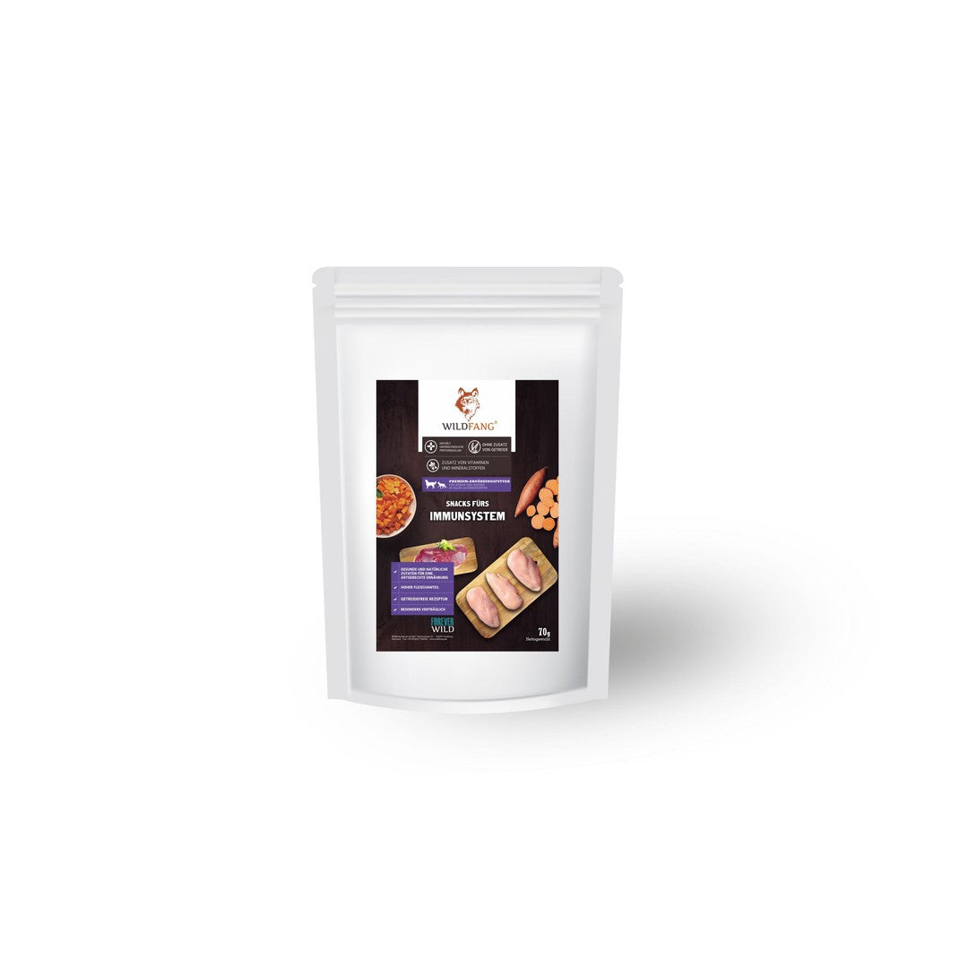Snacks für das Immunsystem mit Ente & Huhn - getreidefrei-Hundefutter-Wildfang-