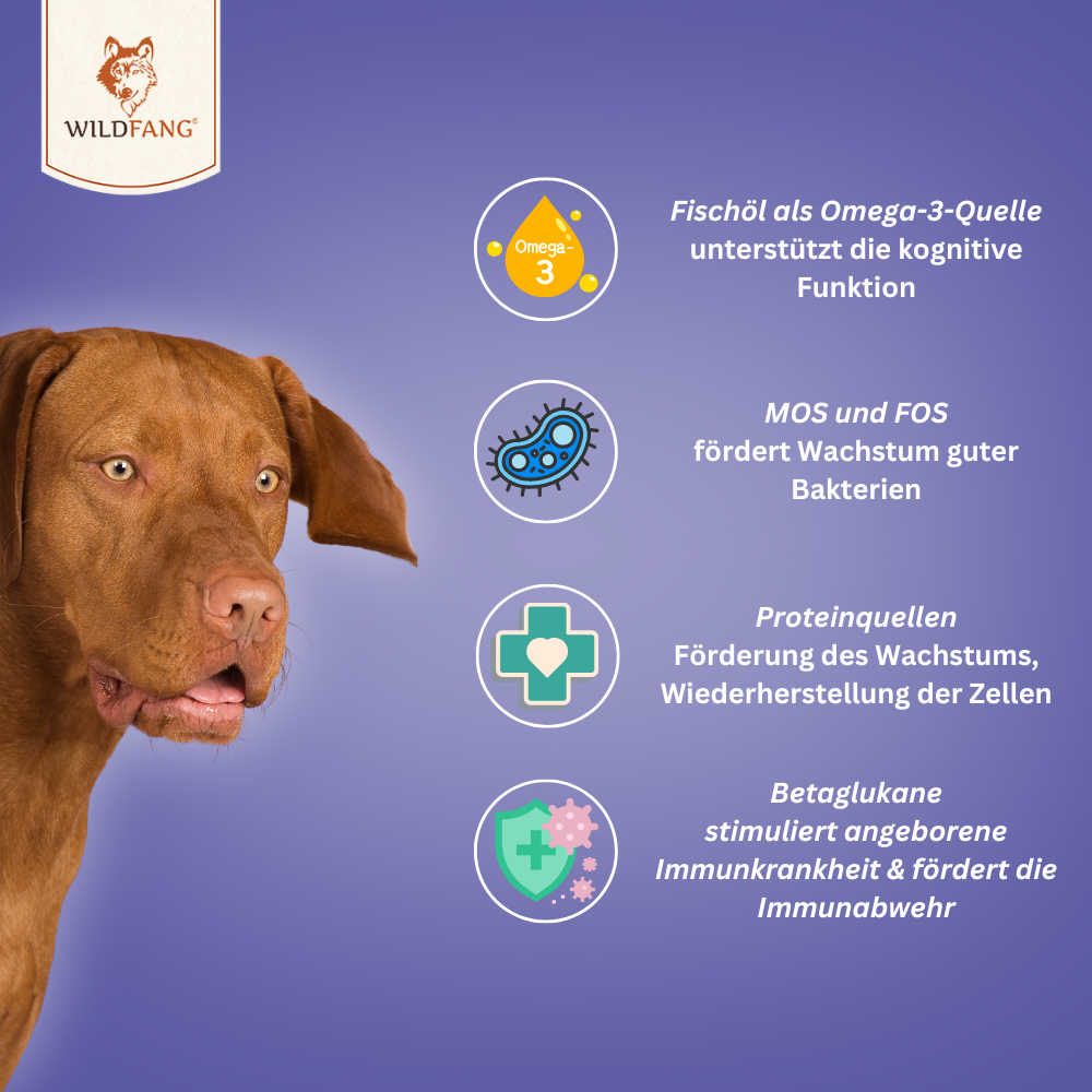 Snacks für das Immunsystem mit Ente & Huhn - getreidefrei-Hundefutter-Wildfang-