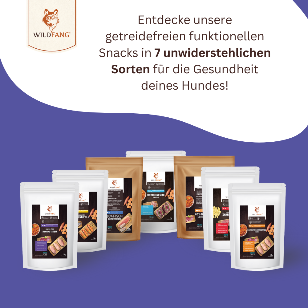 Snacks für das Immunsystem mit Ente & Huhn - getreidefrei-Hundefutter-Wildfang-