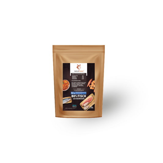 Snacks mit 80% Fisch - getreidefrei-Hundefutter-Wildfang-